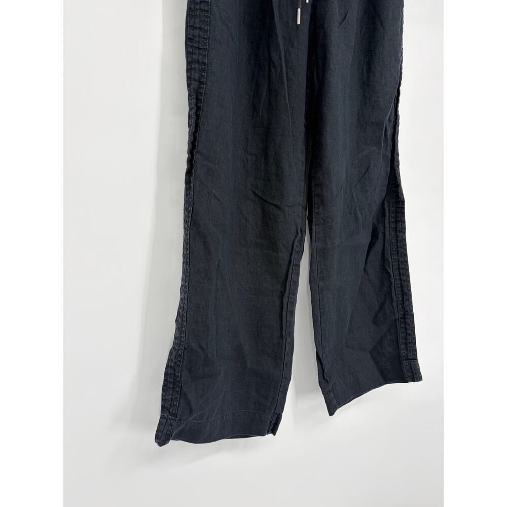 Quince 100% European Linen Pull-on Drawstring Wide Leg Pants - Picture 5 of 9
